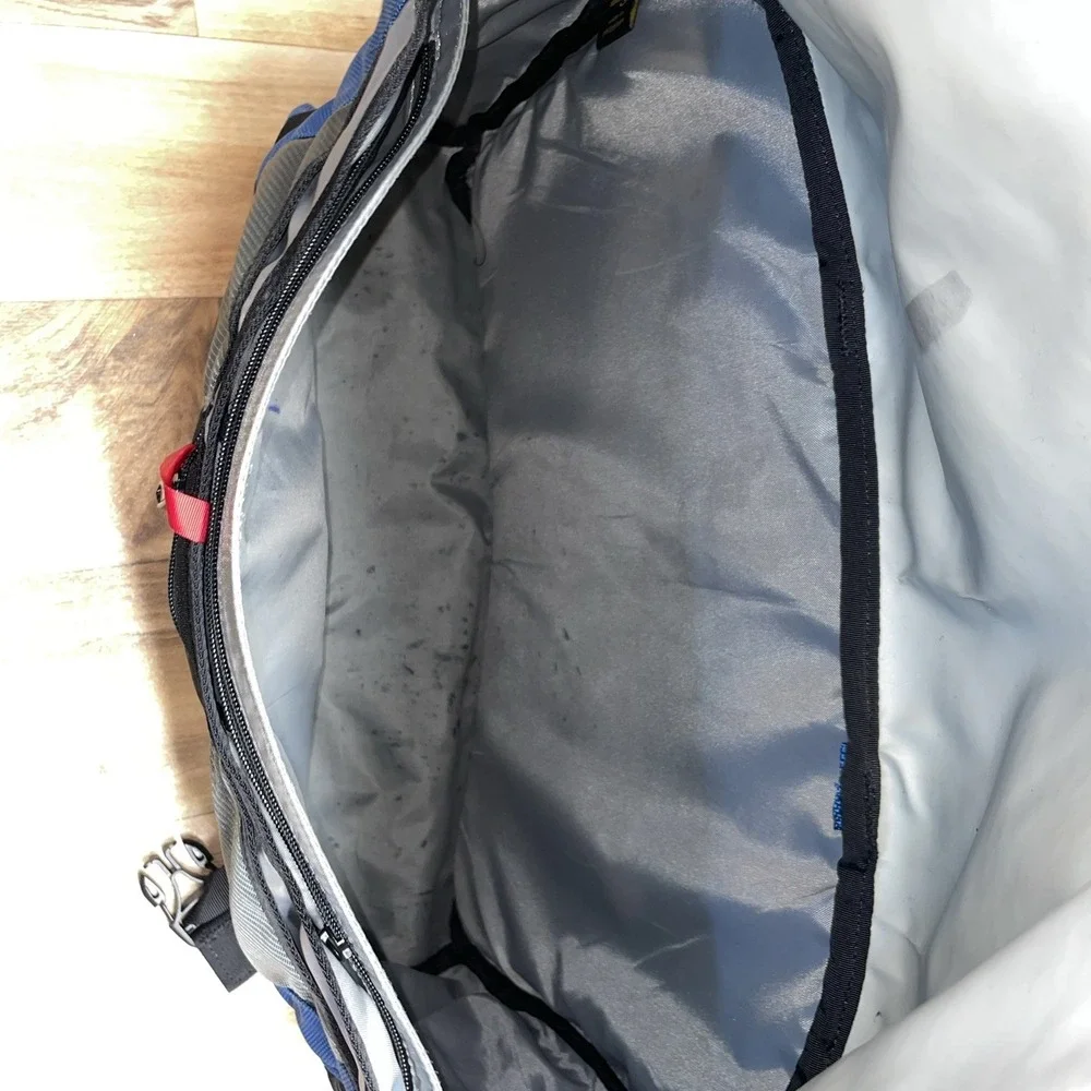 Timbuk2 Messenger Bag Laptop Crossbody‎ Travel Large Blue Black !!